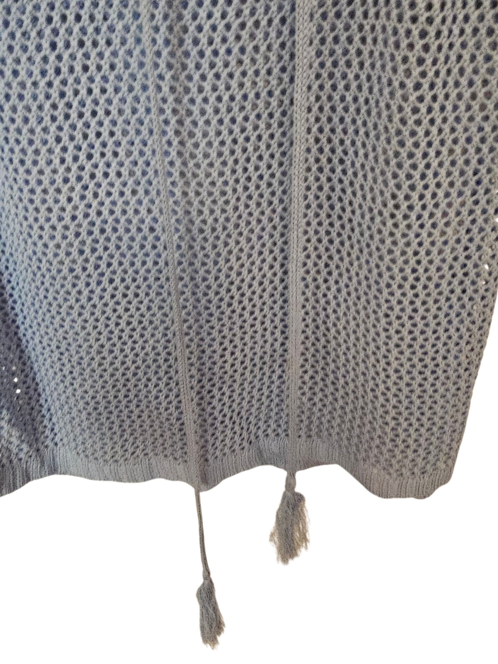 Light Blue Knit Beach Cover-Up Dress - Picture 7 of 10